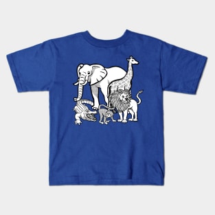 Zoo Animals (Africa) Kids T-Shirt